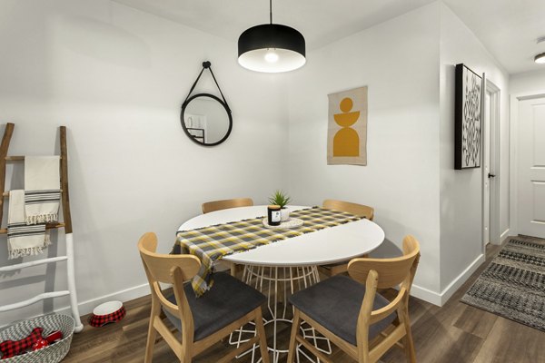 dining room at Scout Apartments