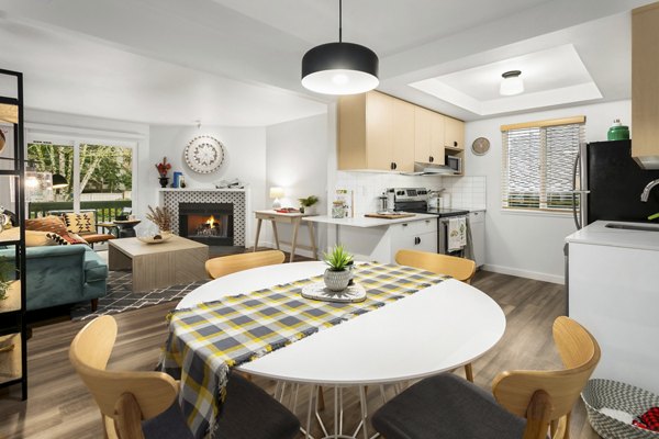 dining room at Scout Apartments