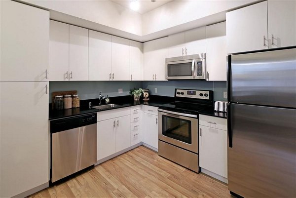 kitchen at Six Oaks Apartments