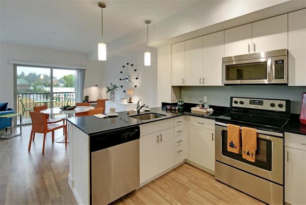 kitchen at Six Oaks Apartments