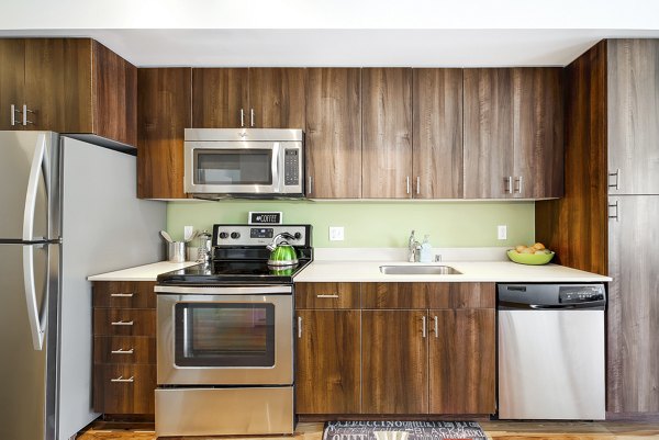 kitchen at Six Oaks Apartments