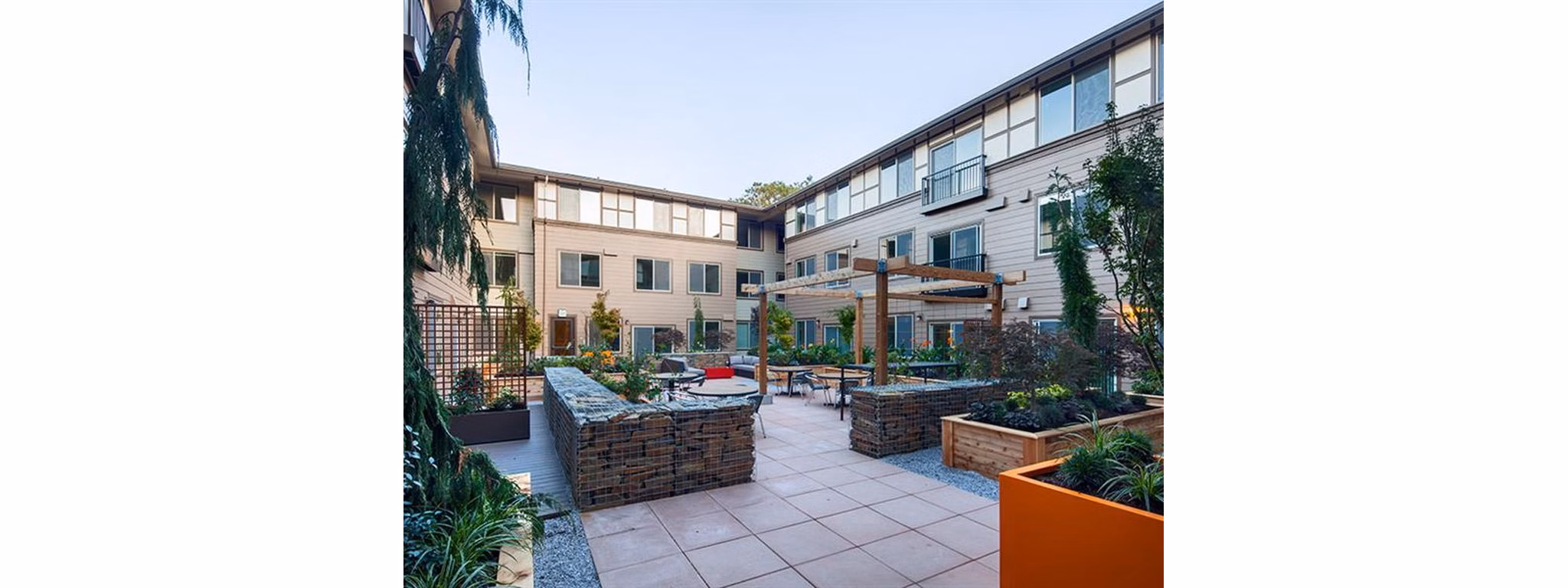 grill area at Six Oaks Apartments