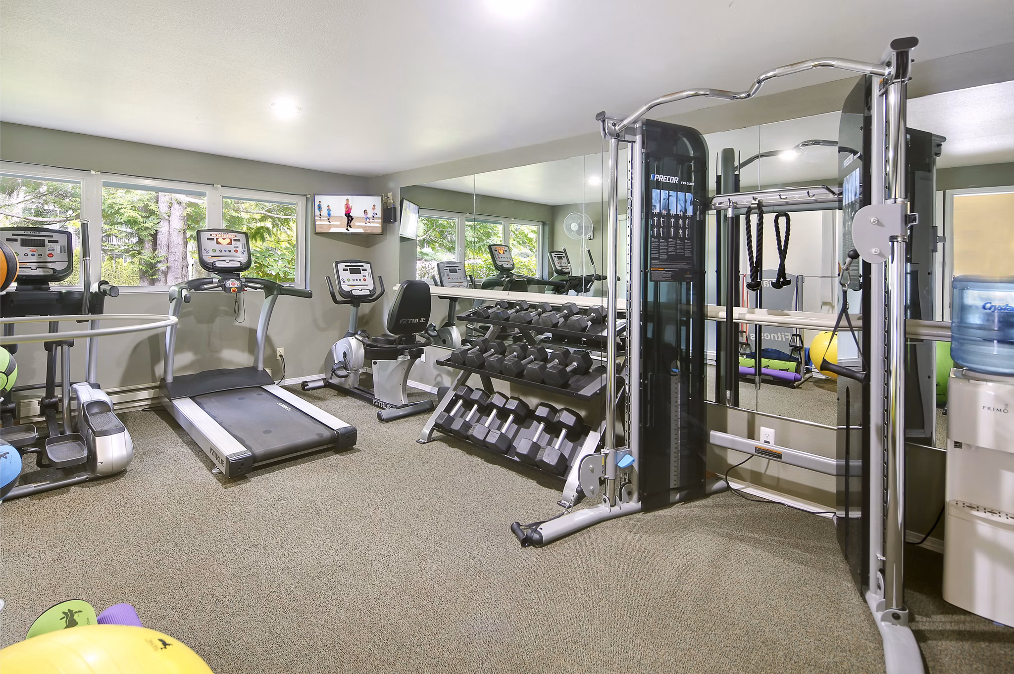 fitness center at Vista Ridge Apartments 