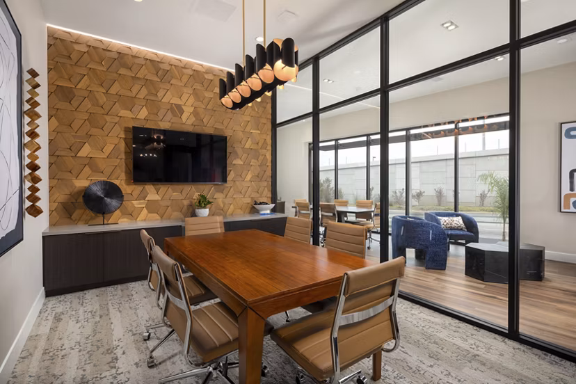 clubhouse at The DeMilo Apartments
