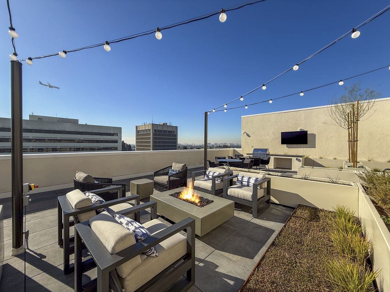 Roof deck at The Demilo