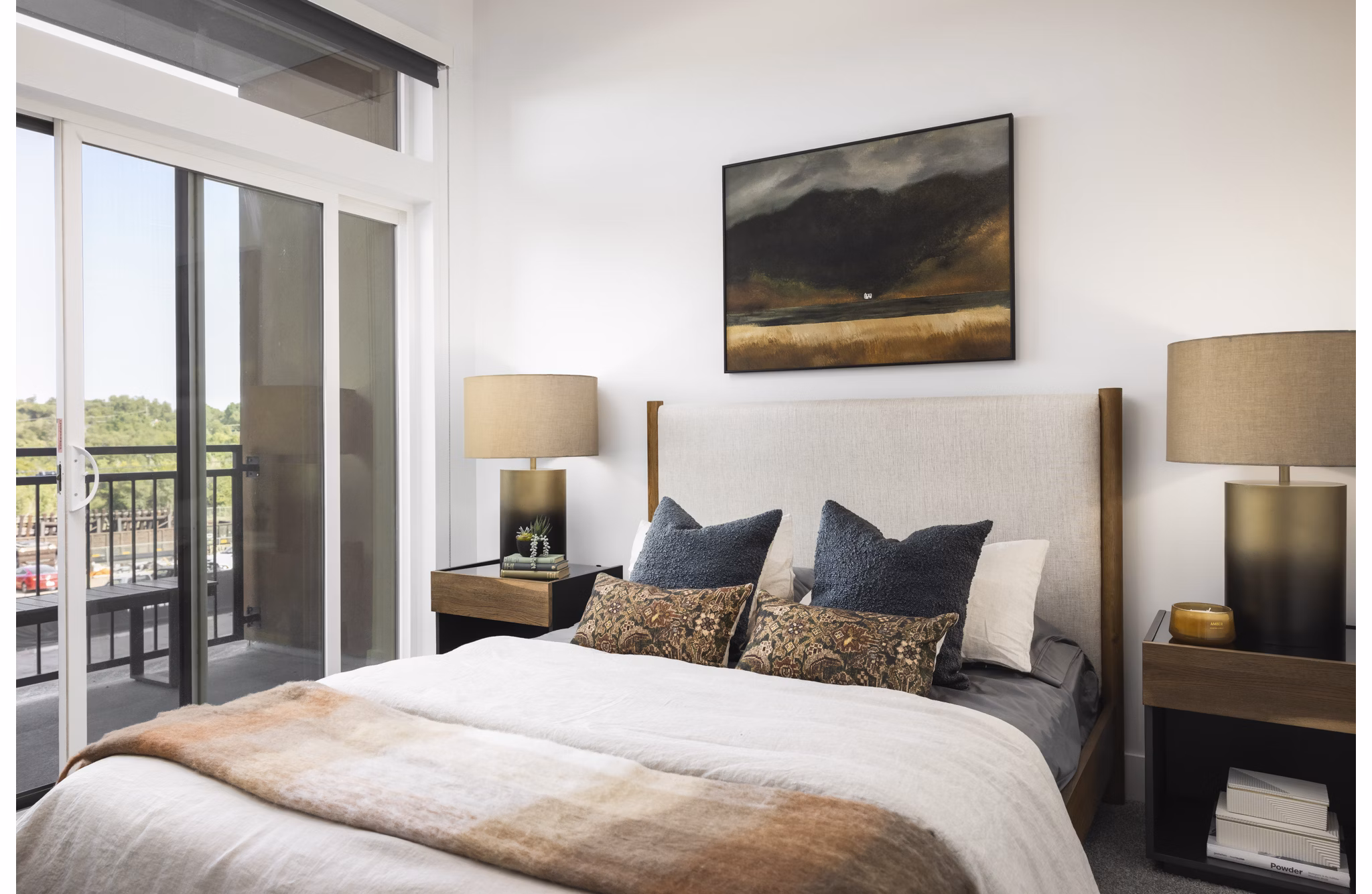 bedroom at Dorian Apartments