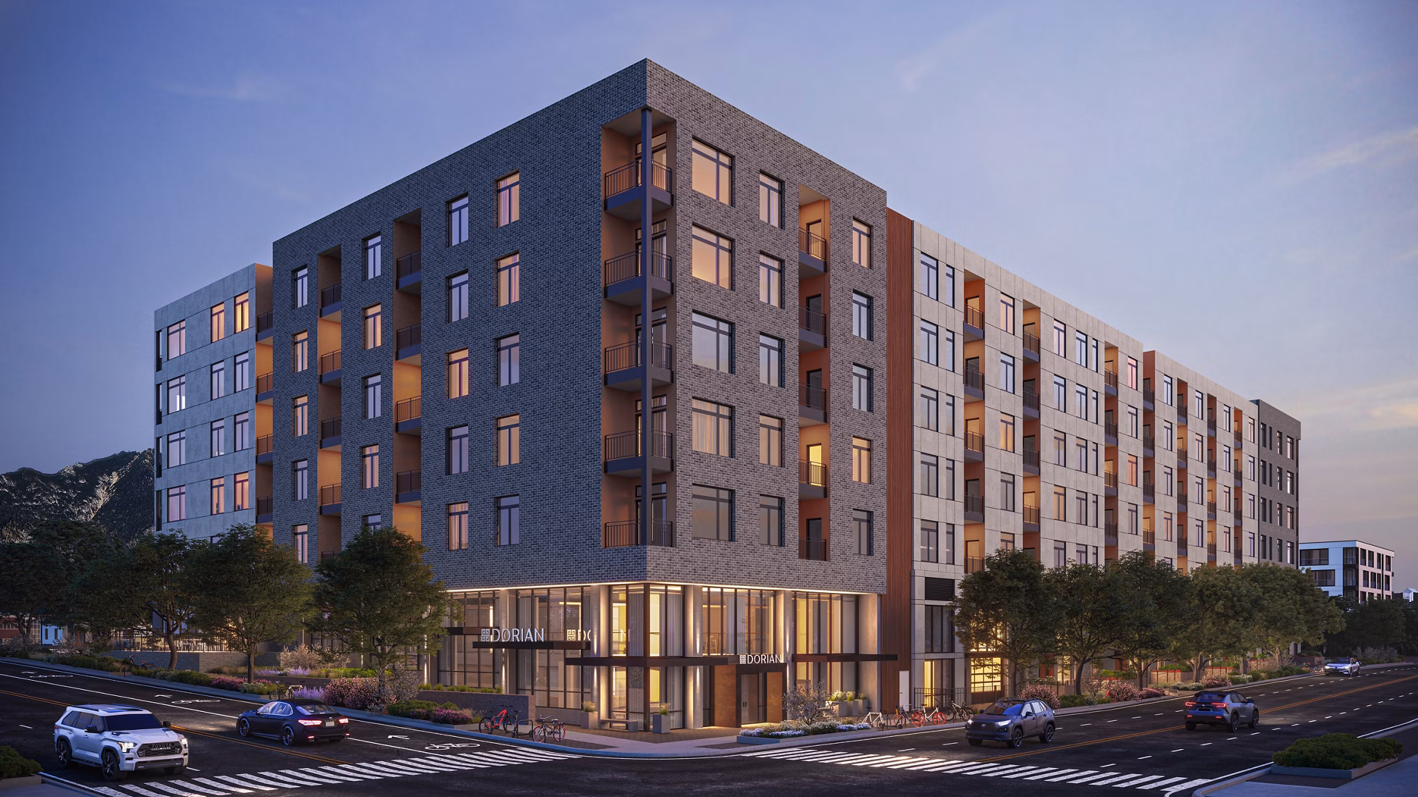 rendering for Dorian Apartments