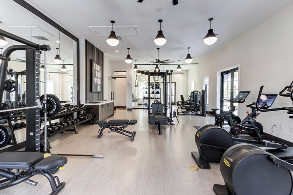 fitness center at Atlantic Nowell Creek Apartments 