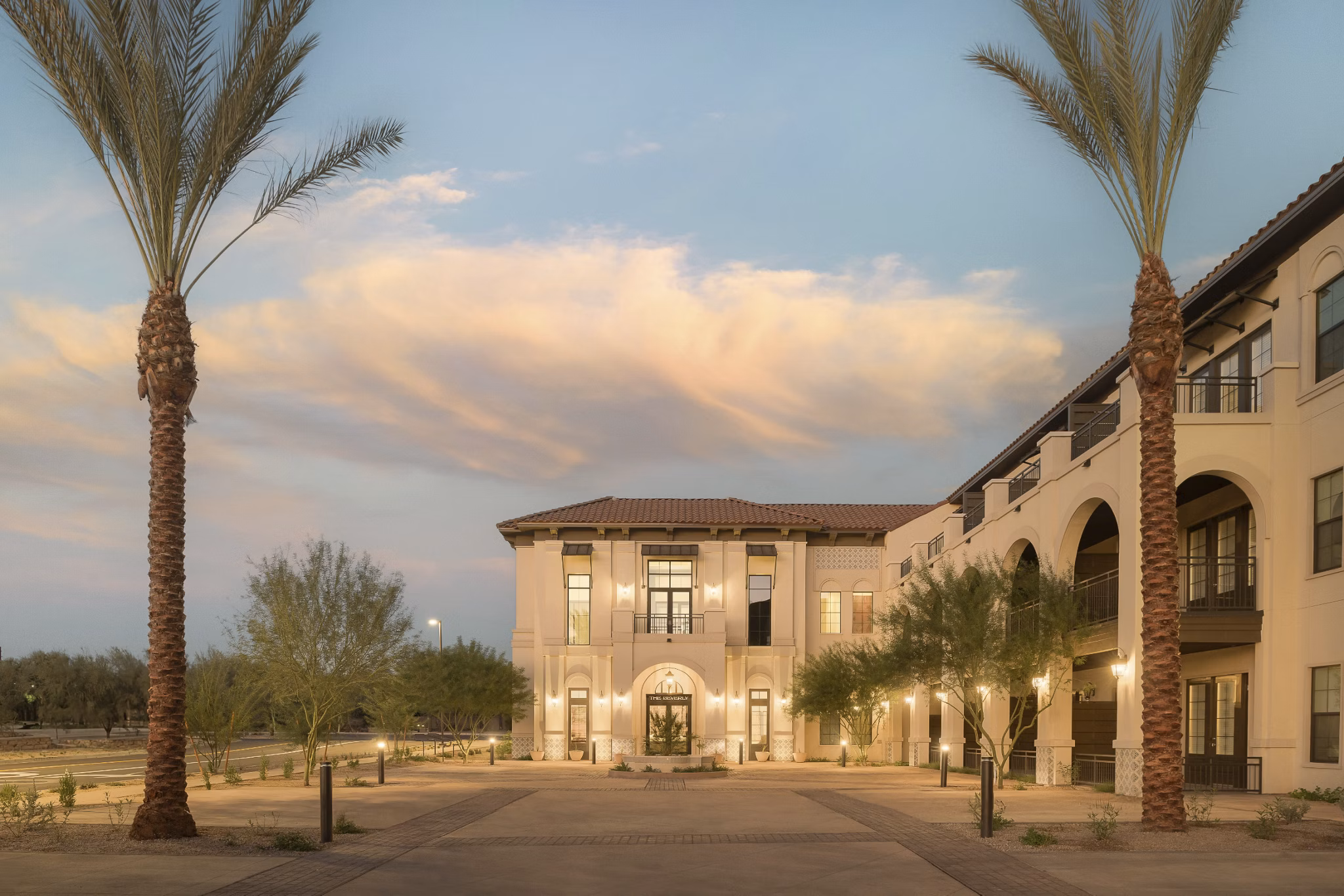building at The Beverly Apartments