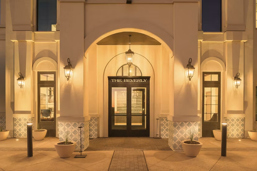 building at The Beverly Apartments