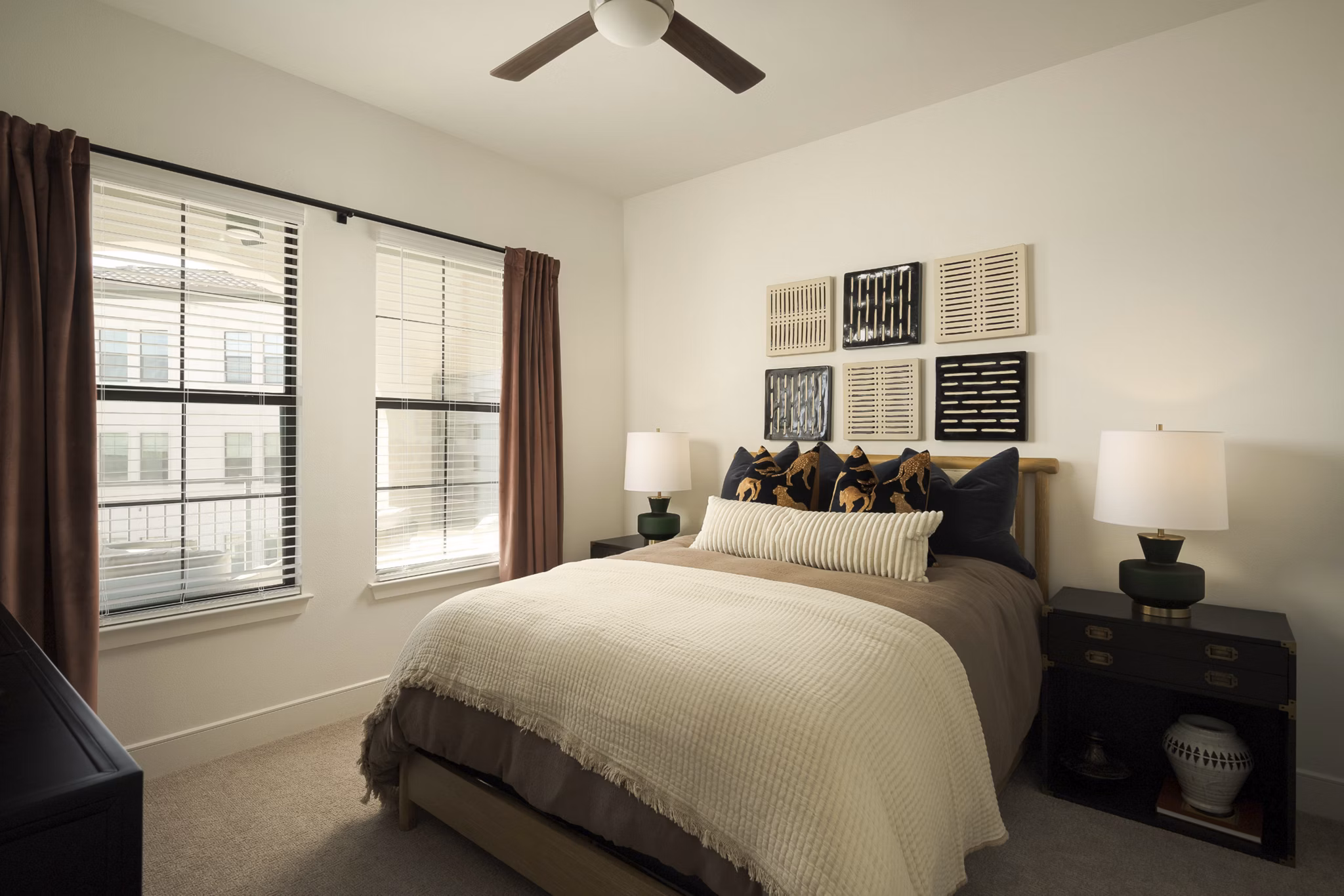 bedroom at The Beverly Apartments