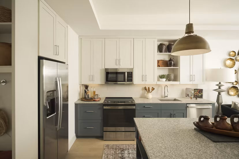 kitchen at The Beverly Apartments