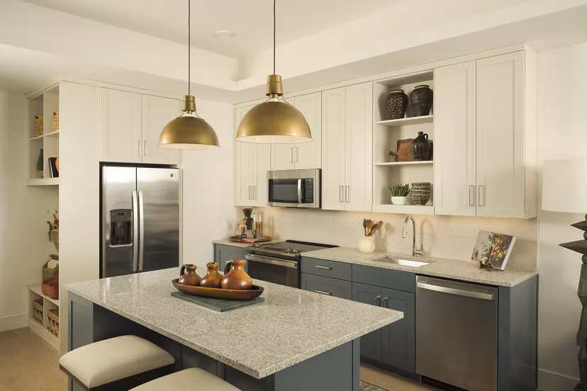 kitchen at The Beverly Apartments