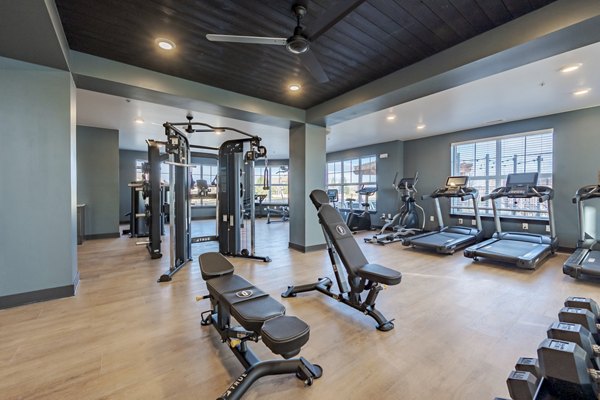 fitness center at The Pendant Southlands Apartments