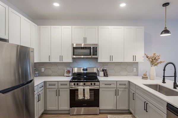 kitchen at The Pendant Southlands Apartments