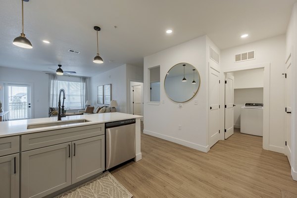 kitchen at The Pendant Southlands Apartments