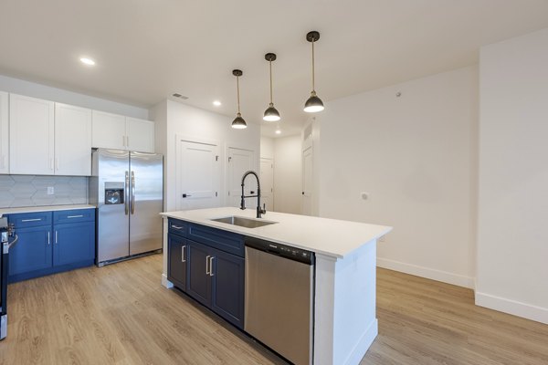 kitchen at The Pendant Southlands Apartments