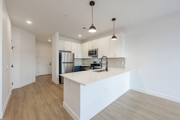 kitchen at The Pendant Southlands Apartments