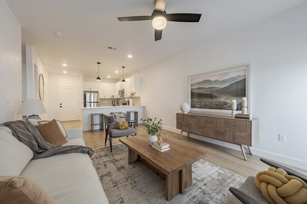 living room at The Pendant Southlands Apartments