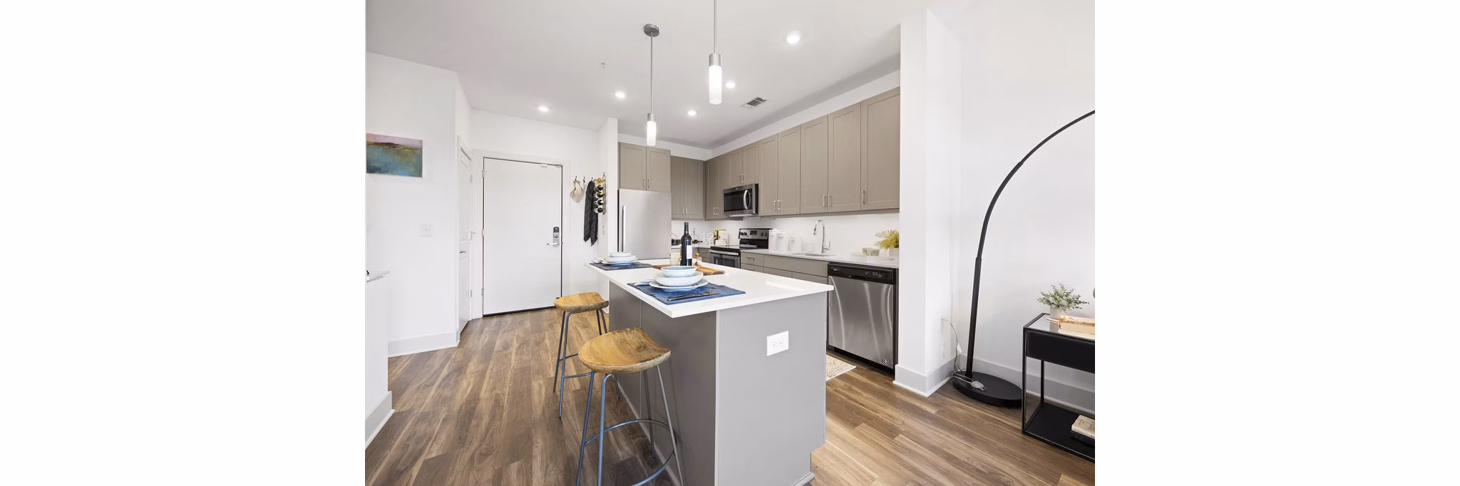 Kitchen at Bradham at New Bern Apartments