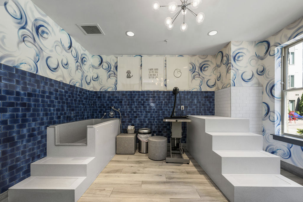 Pet wash at Bradham At New Bern Apartments