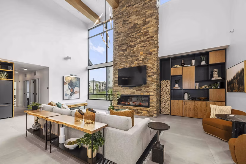 clubhouse at Hominy at RiverBlue Apartments