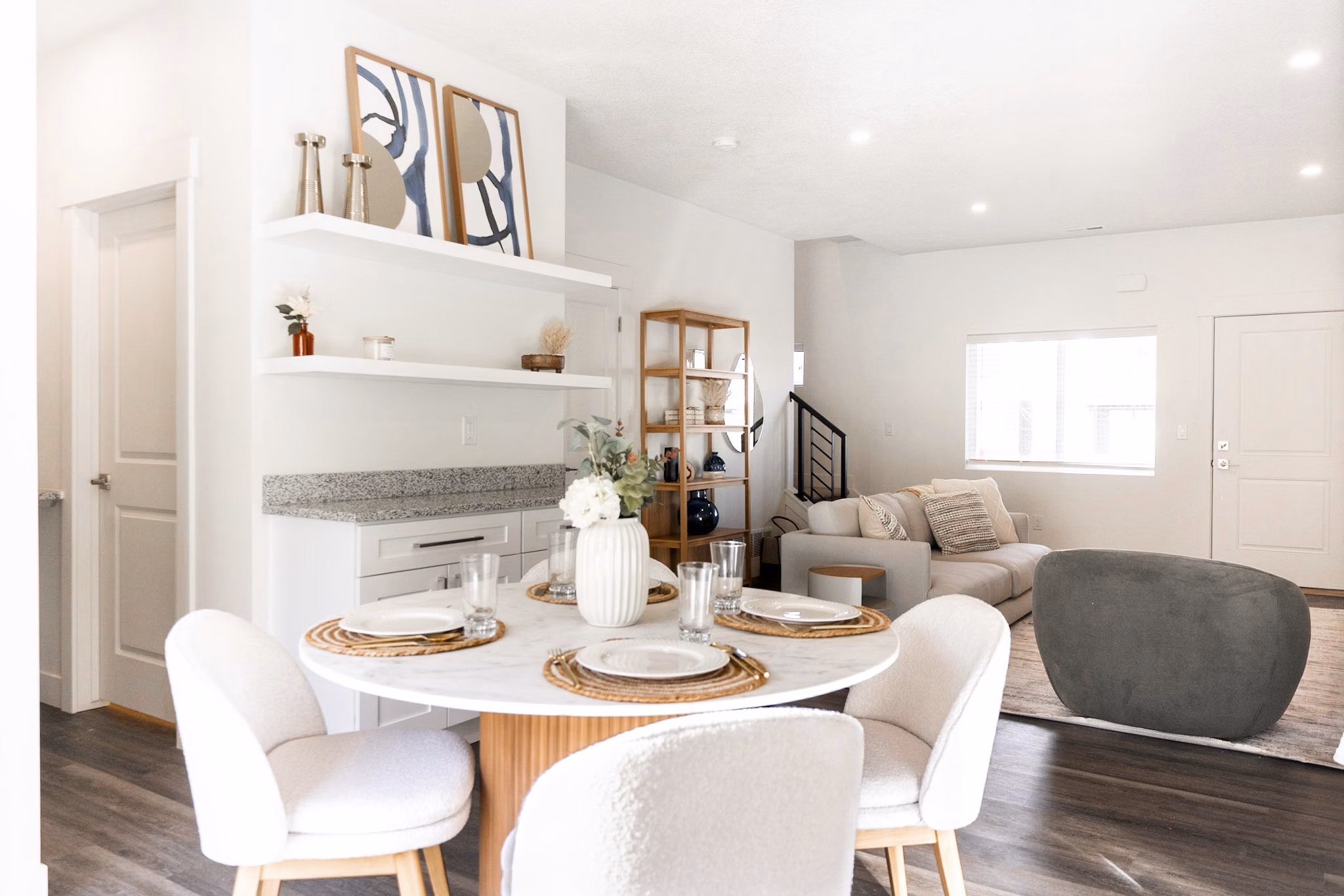 Dining Room at Sequoia Apartments Apartments