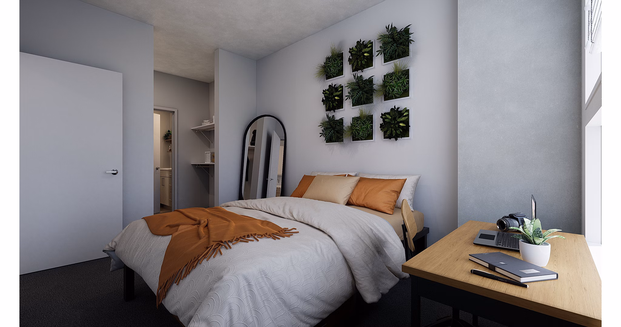 bedroom at Accolade Minneapolis Apartments