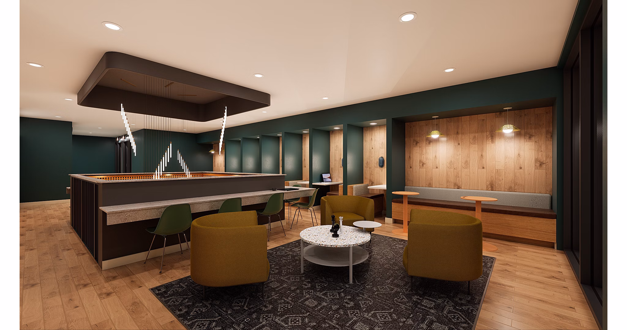 game room at Accolade Minneapolis Apartments