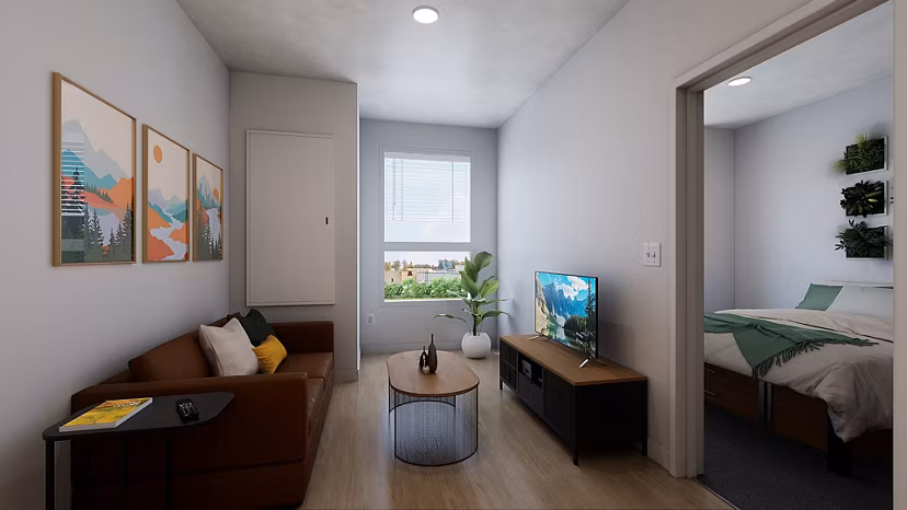 living room at Accolade Minneapolis Apartments