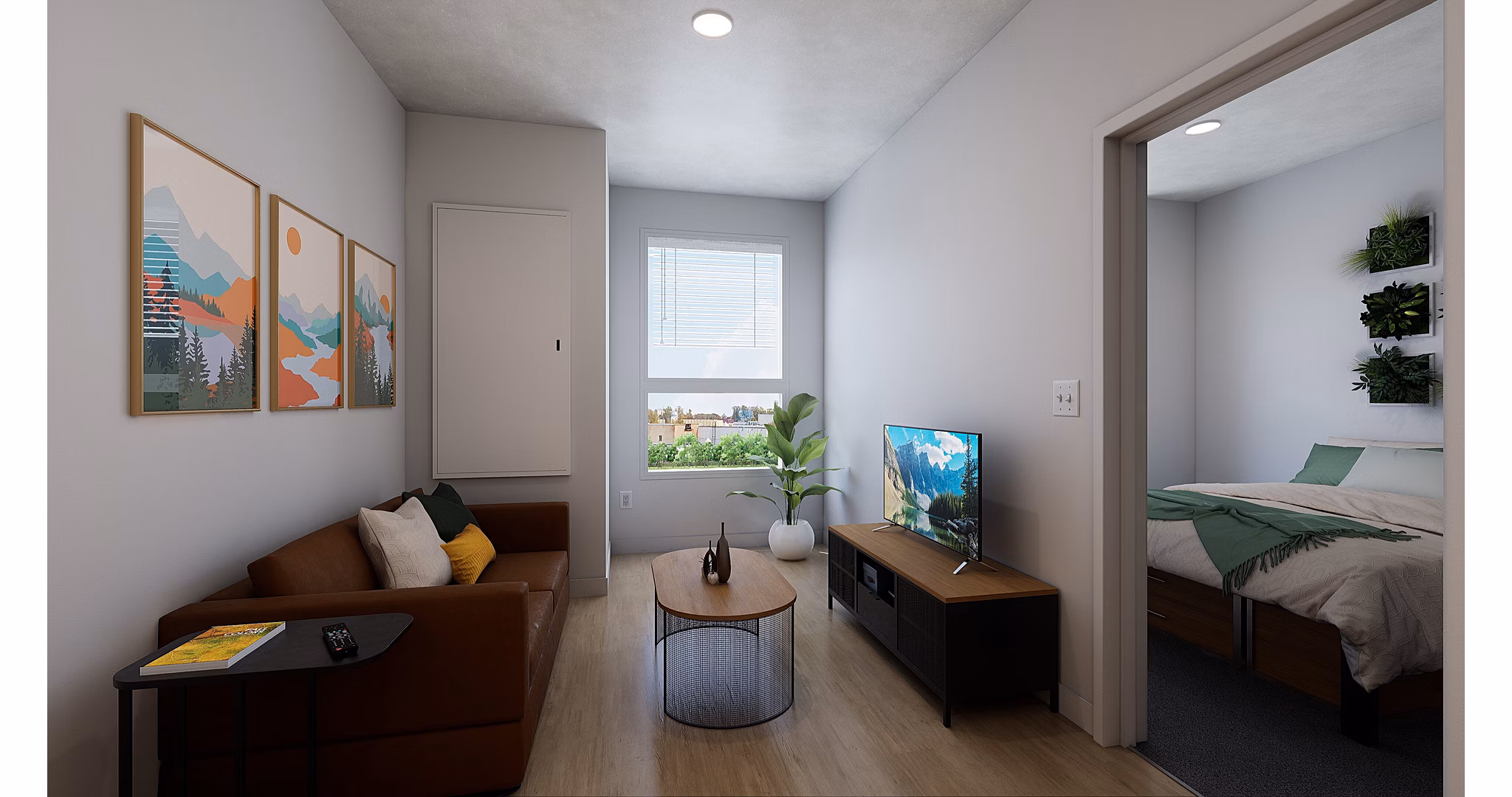 living room at Accolade Minneapolis Apartments