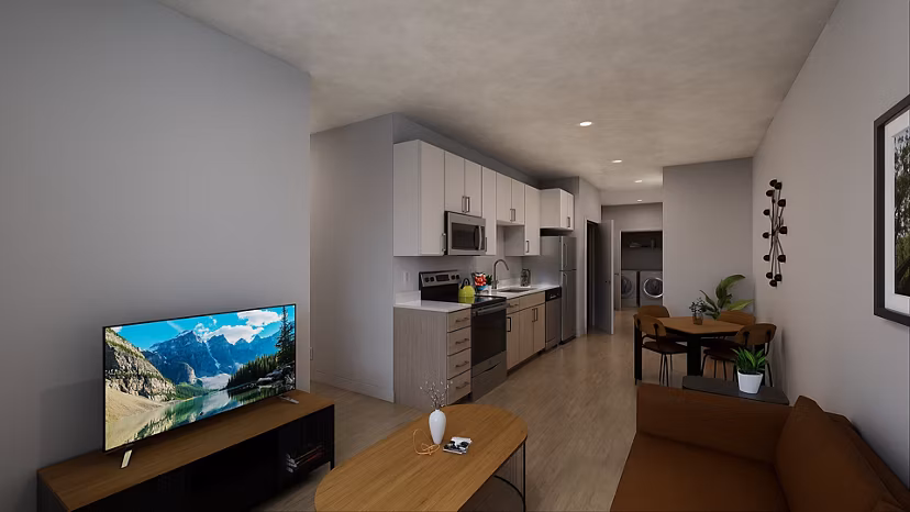 living room at Accolade Minneapolis Apartments