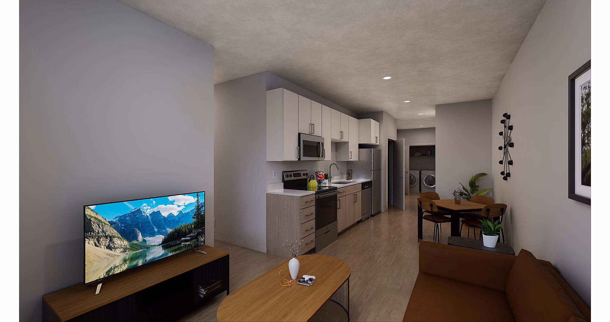 living room at Accolade Minneapolis Apartments