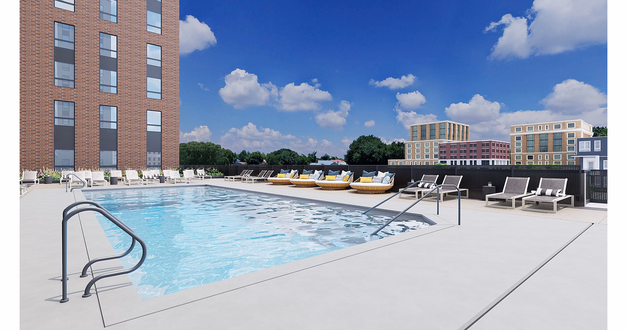 pool at Accolade Minneapolis Apartments