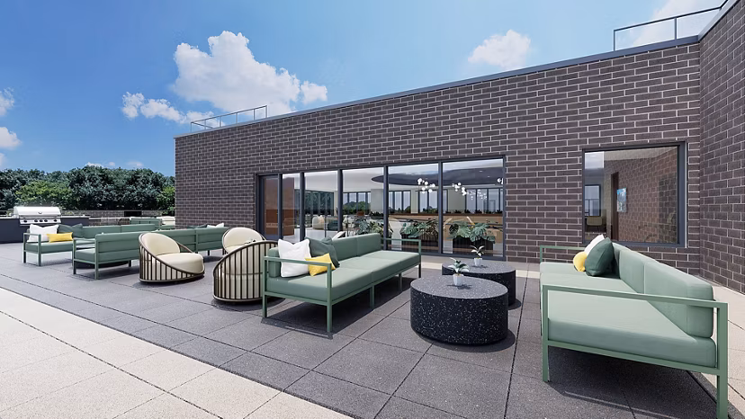 rooftop deck at Accolade Minneapolis Apartments