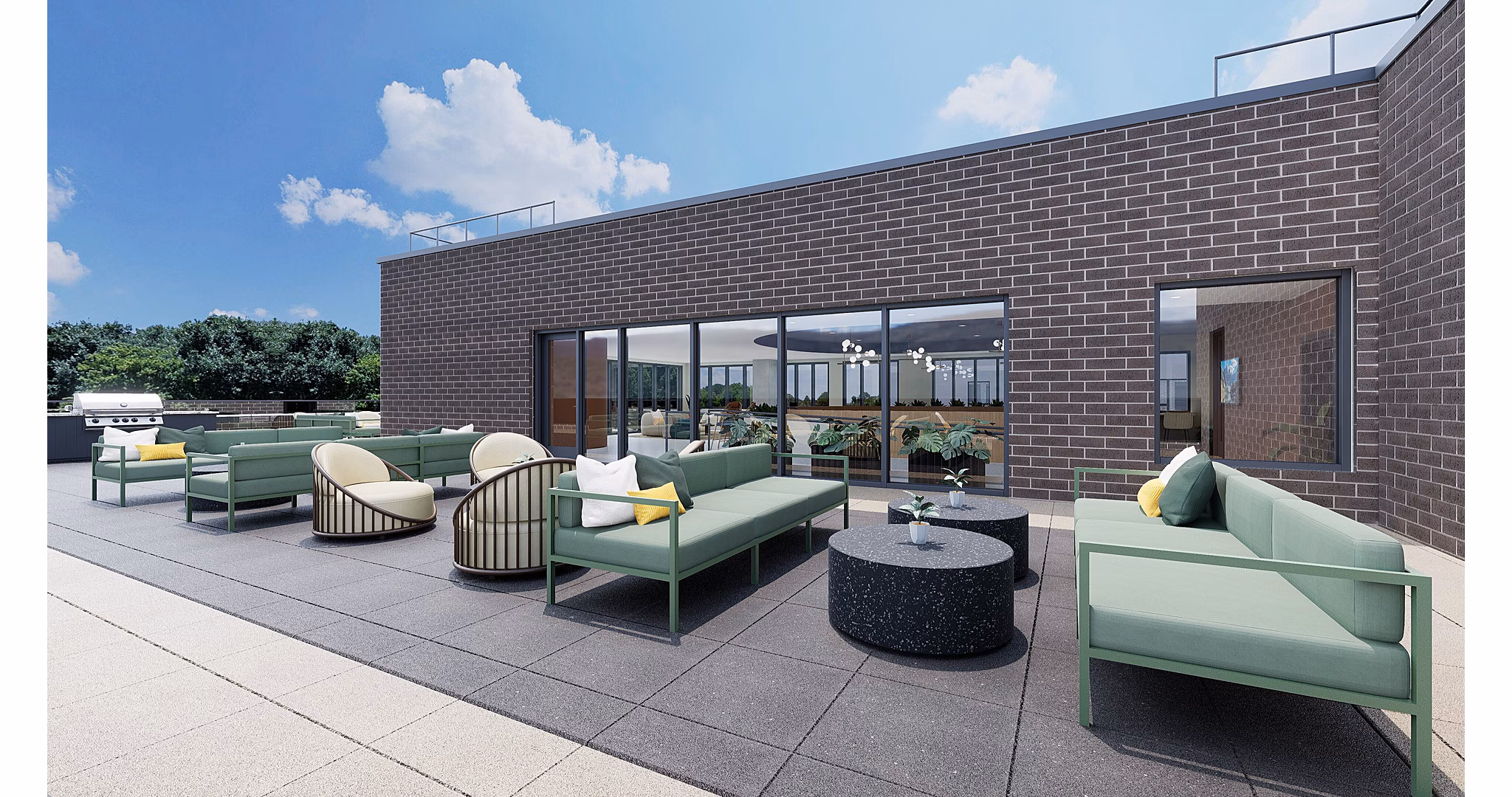 rooftop deck at Accolade Minneapolis Apartments
