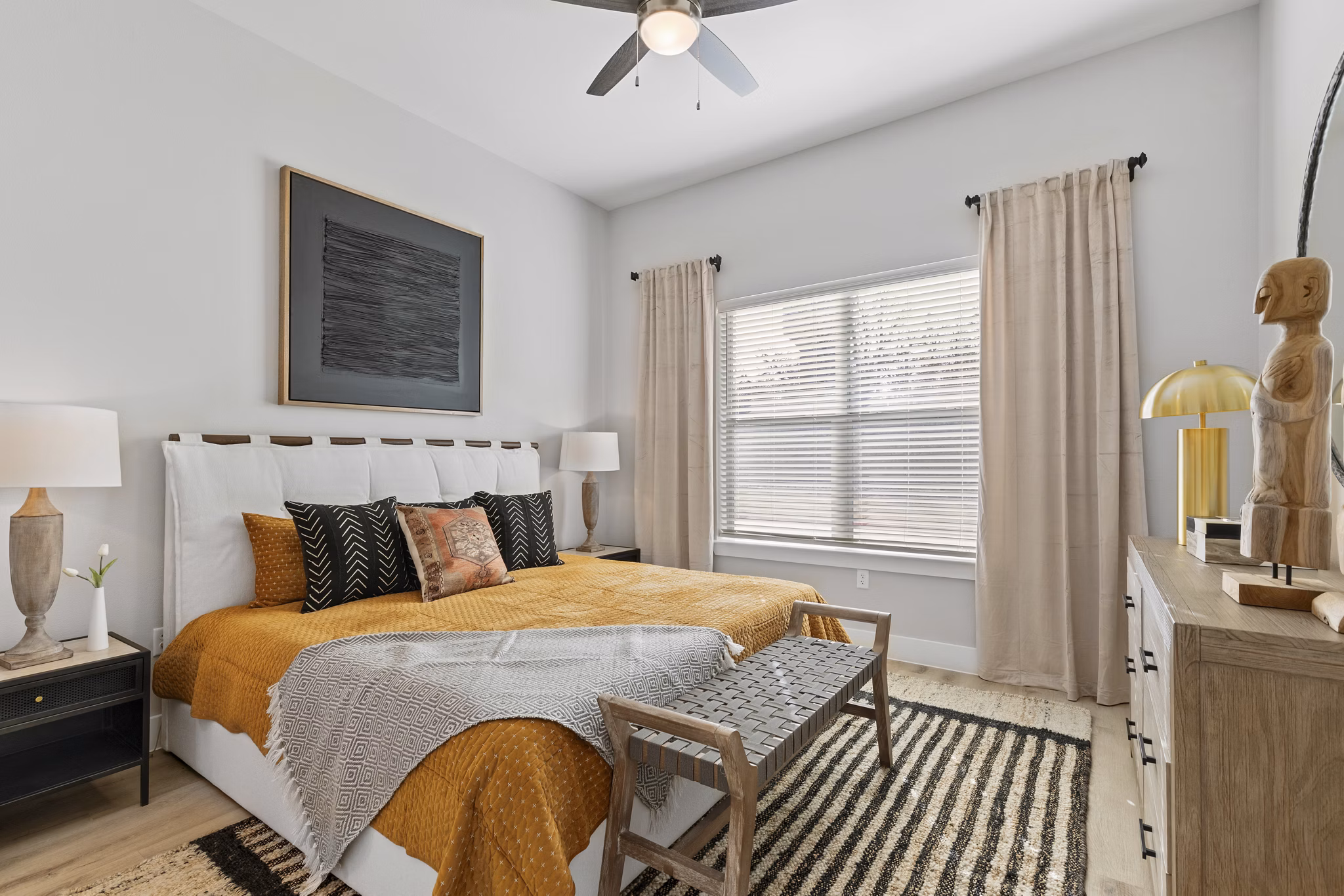 bedroom at Lakesound Apartments