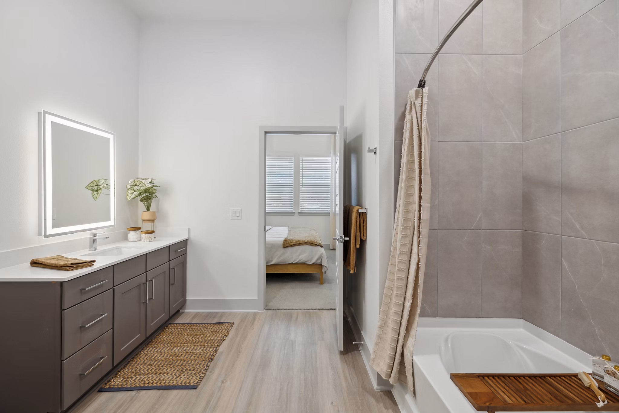 bathroom at Alta Sunset Heights Apartments