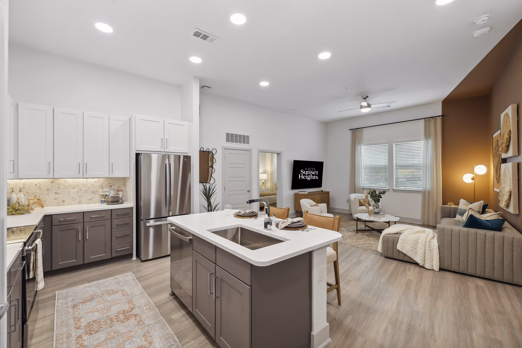 kitchen at Alta Sunset Heights Apartments