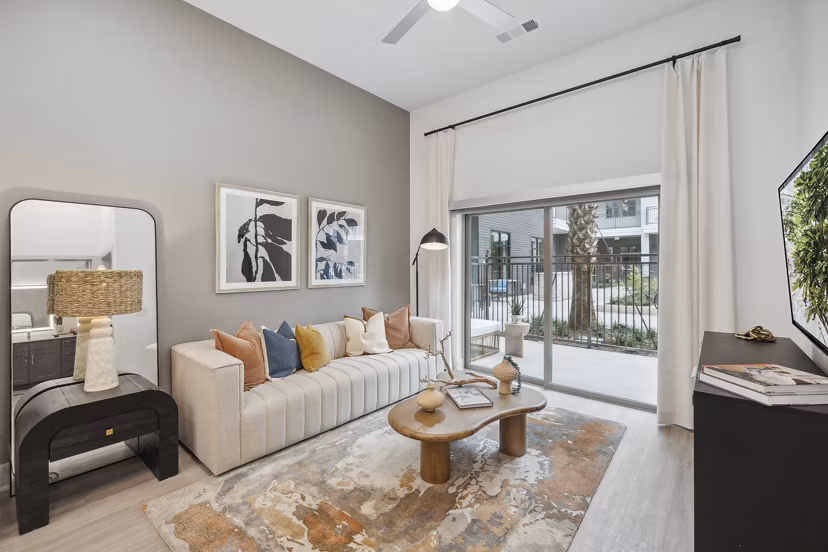 living room at Alta Sunset Heights Apartments