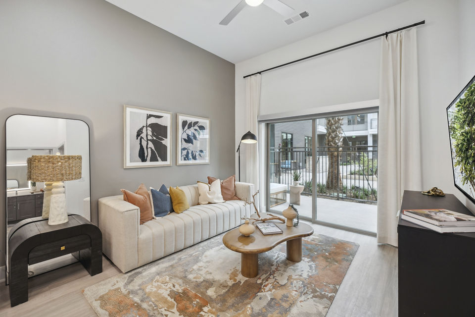 living room at Alta Sunset Heights Apartments