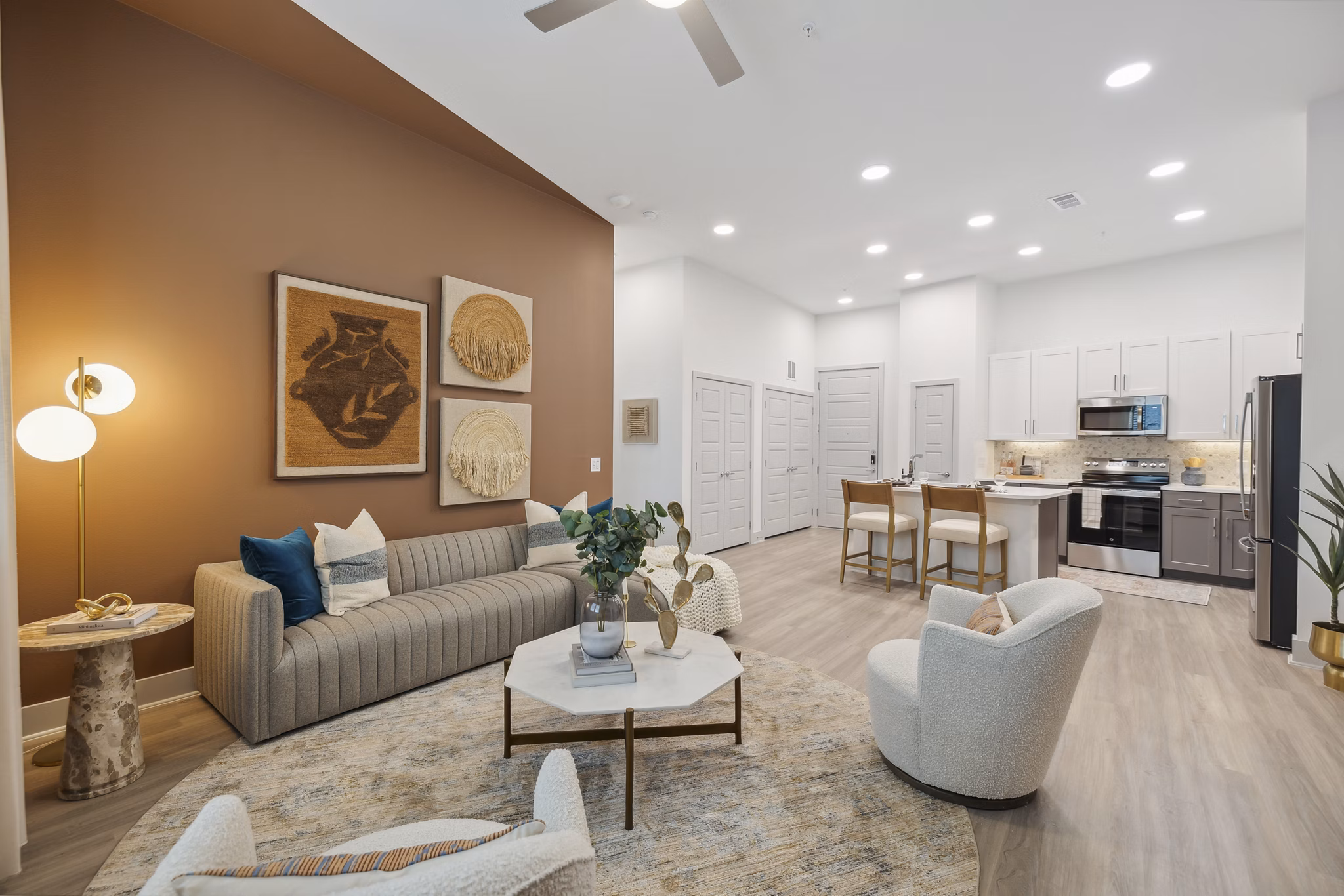 living room at Alta Sunset Heights Apartments