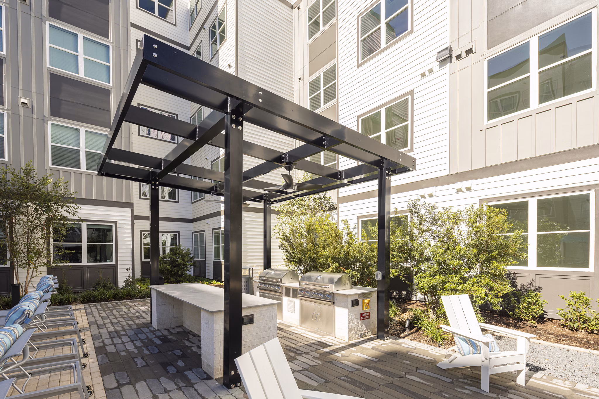 grill area at Broadstone Oliver Apartments 