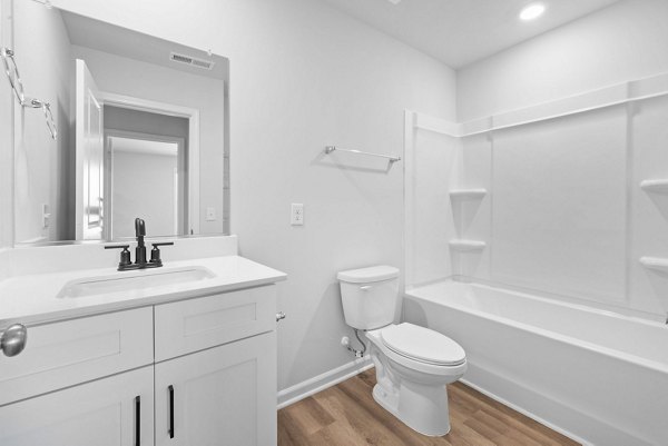 bathroom at Spire at Darrowby Ridge Apartments