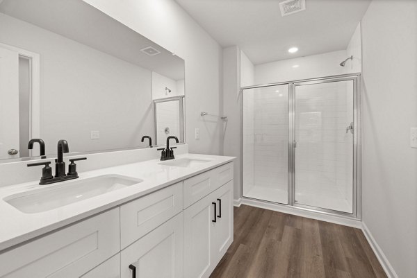 bathroom at Spire at Darrowby Ridge Apartments
