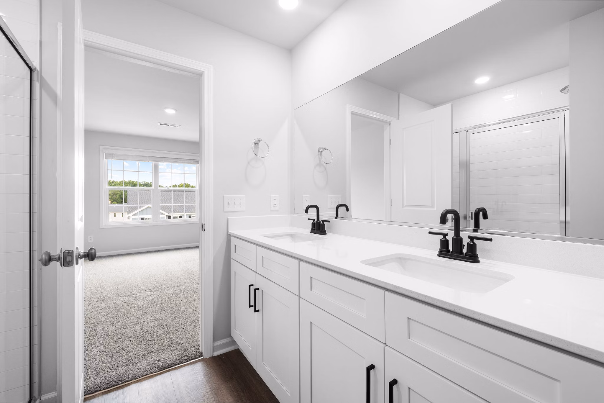 bathroom at Spire at Darrowby Ridge Apartments 