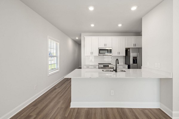 kitchen at Spire at Darrowby Ridge Apartments