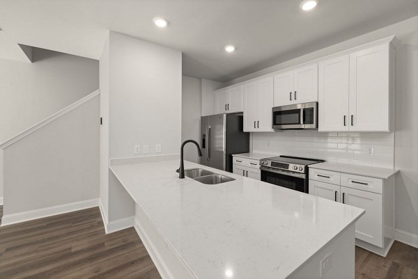 kitchen at Spire at Darrowby Ridge Apartments