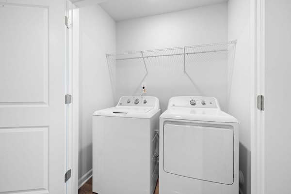 laundry room at Spire at Darrowby Ridge Apartments