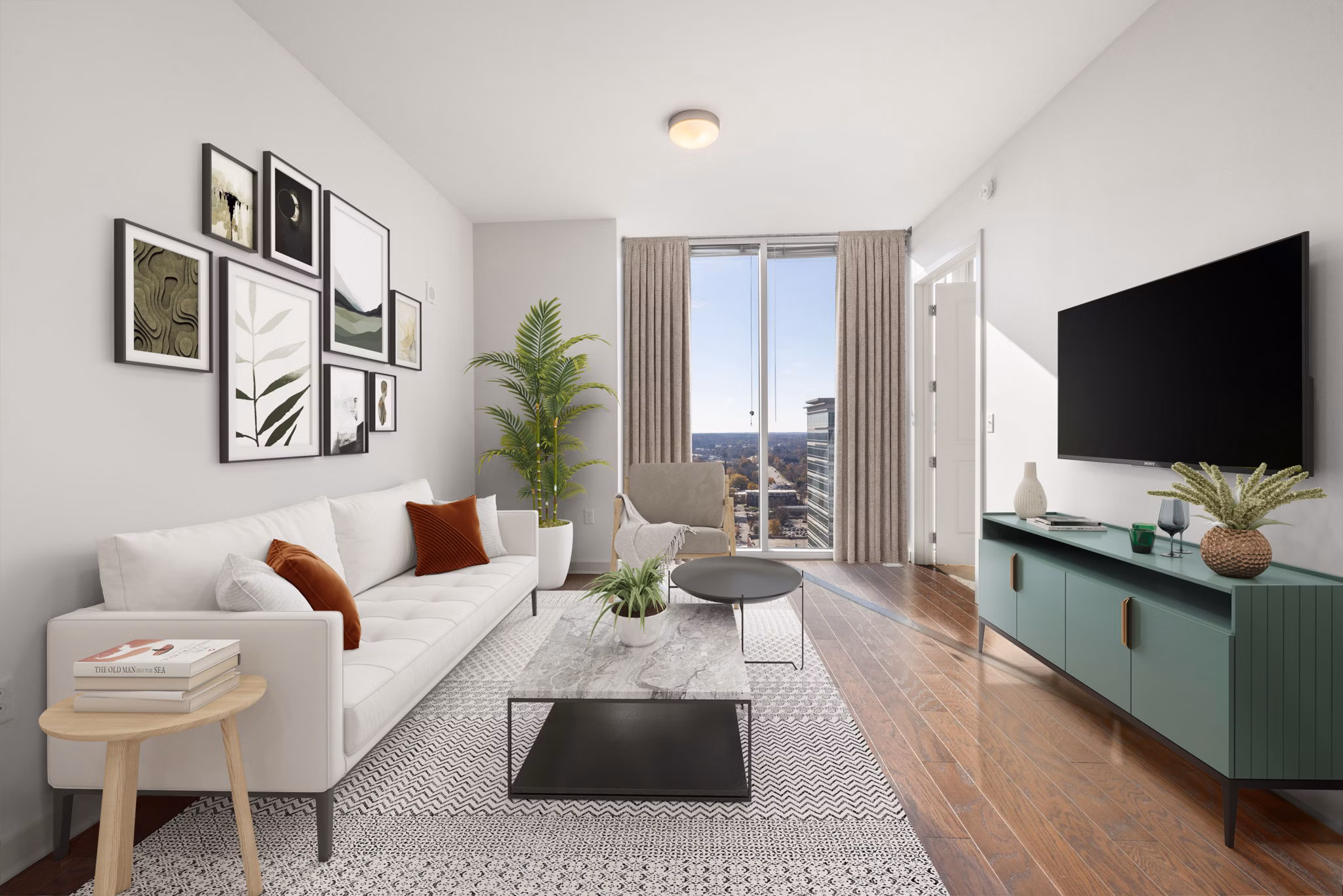 rendering at Skyhouse Raleigh Apartments